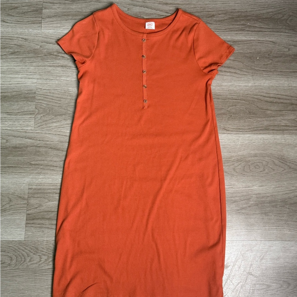 Wonder Nation Rust Buttoned Top